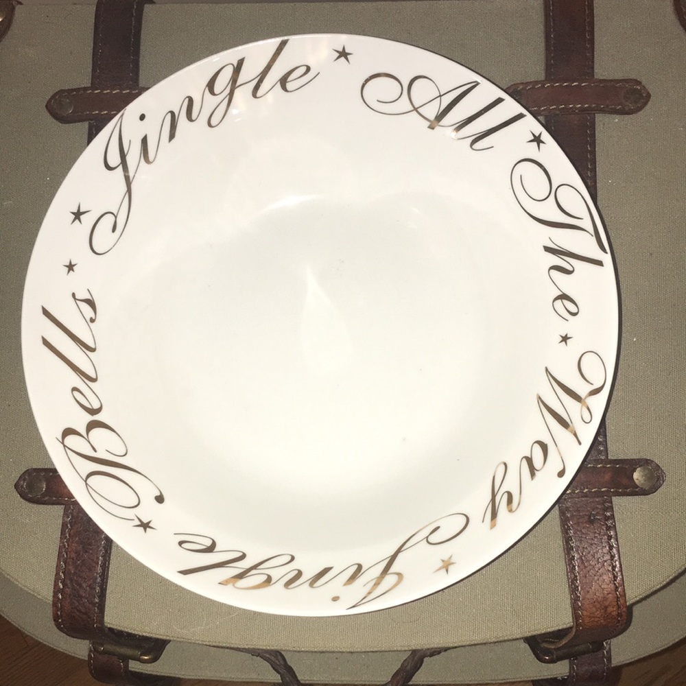 Christmas jingle bell bowl
